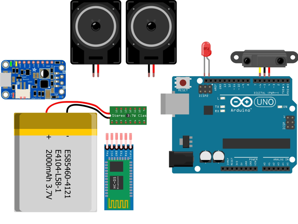 Gesture Control Bluetooth Speaker Arduino – Electronic Projects